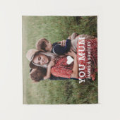 Lief hart Lief Moeder Moederdag Foto Wandkleed (Voorkant)