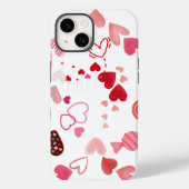 Lief hart rond zoete snoepjes Case-Mate iPhone case (Achterkant)