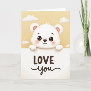 Lief Je Knuffel Beer Kaart