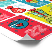Lief kerst adventkalender poster (Hoek)