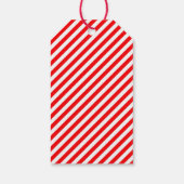 Lief kerstfeest | Pepermunt Pinguïn Vakantie Cadeaulabel (Achterkant)