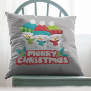 Lief Kerstmannen Trio Vakantie Kussen