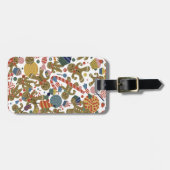 Lief Kerstmis Gingerbread Man Candy Cane Delight Bagagelabel (Voorkant horizontaal)