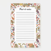 Lief Kerstmis Gingerbread Man Candy Cane Delight Post-it® Notes (Voorkant)