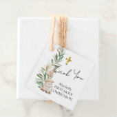 Lief klein lamsgroen Eerste Heilige Communie Bedankjes Labels (In situ)