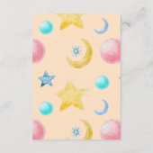 Lief klein meisje Baby shower dank u kaart (Achterkant)