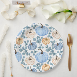 Lief klein pompoen baby shower Papier Borden Papieren Bordje