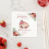 Lief klein pompoen herfst Baby shower Servet (Insitu)