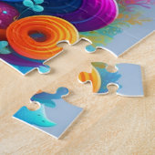 Lief Kleurrijk Kleurrijk Klein Klein Schattige Zee Legpuzzel (Zijkant)