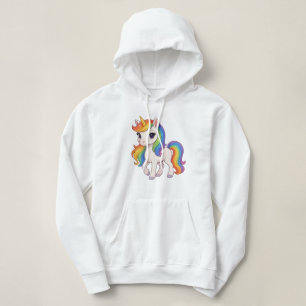 Lief, Kleurrijk Regenboog eenhoorn Hoodie
