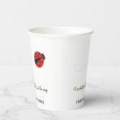 Lief lieveheersbeestje baby shower papieren bekers (Rechts)