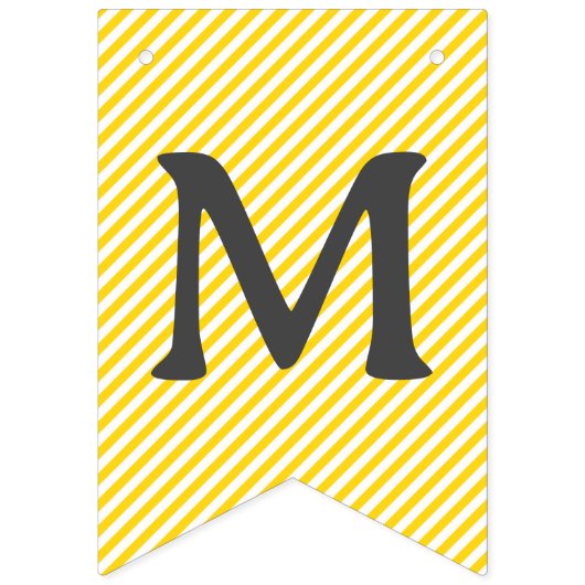 Lief  Mama om geel Baby shower te zijn Vlaggetjes (Derde vlag)