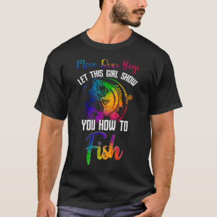 Lief meisje vist t-shirt