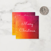 Lief mini kerst Kaart te personaliseren Notitiekaartje (Voorkant / Achterkant in situ)