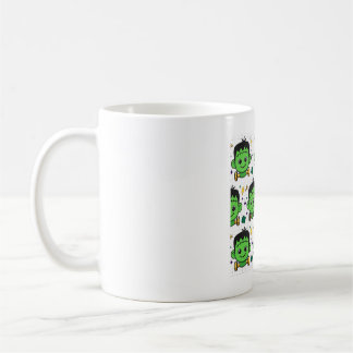 Lief monster van Frankenstein gezicht Halloween pa Koffiemok