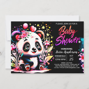 Lief Oerwoud Panda Dreamland Meisje Baby shower Kaart