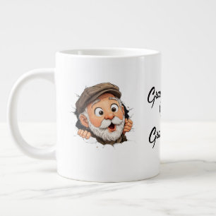 Lief Opa en Oma Koppel Design Extra Grote Beker