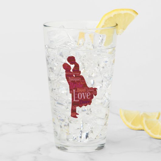 Lief Paar Glas Cup (Achterkant ijs)