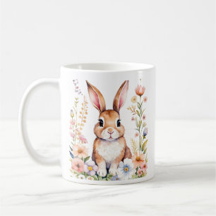 Lief paashaas konijn koffiemok