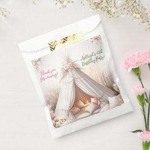Lief pyjamafeest meisje sleepover verjaardag bedankzakje