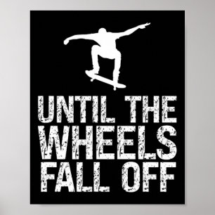 Lief Schaatsen Cool Skateboard Passievol Skateboar Poster