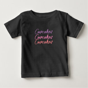  lief schattig cupcakes Baby T-shirt