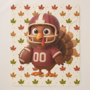 Lief Thanksgiving day voetbal kalkoen Sherpa Deken