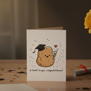 Lief Toast Afstudeer Felicitaties Grappige Opmerki Kaart