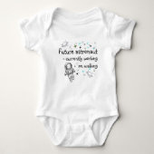 Lief toekomstig astronautje babybody'shirt romper (Voorkant)