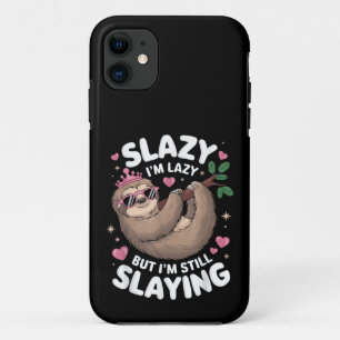 Lief Tussenmeisje Grappig Dier Luiaard Slay Meme T iPhone 11 Hoesje