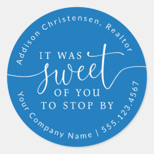 Lief van je om te stoppen door open huis gunst Sti Ronde Sticker