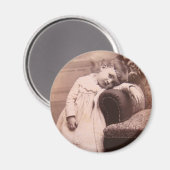 Lief Victoriaans kind magneet (Voorkant / Achterkant)