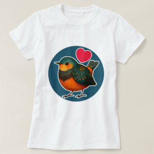 Lief vogeltje t-shirt