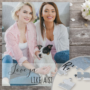 Lief voor je als een Zus Custom Foto Legpuzzel