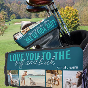 Lief voor je tot aan de Ruff en terug 4 Foto Teal Golfheadcover