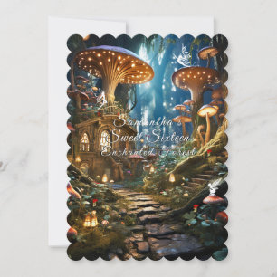 Lief Zestien Enchanted Forest Fairies Cottage Kaart