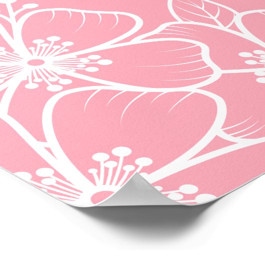 Lief Zestien Roze 16e Verjaardagsfeestje Poster (Hoek)