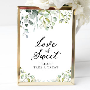 Lief Zoete Teken Cute Greenery Eucalyptus Poster