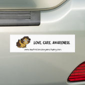 liefdadigheid bumpersticker (Op auto)