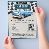 Liefdadigheidsautoshow Flyer (Hand)