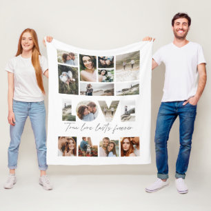 Liefde 16 foto moderne, minimale persoonlijke cade fleece deken