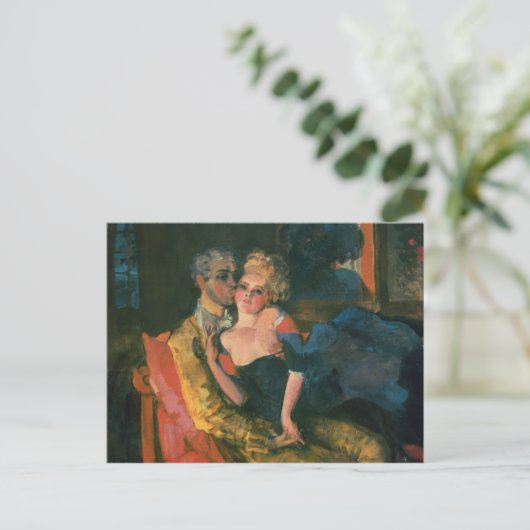 Liefde, 1910 briefkaart (Staand voorkant)