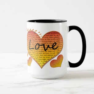 Liefde 1 Korintiërs 13 Harten Mok
