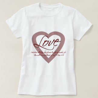 Liefde 1 Peter 4:8 T-shirt