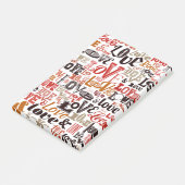 Liefde 1 post-it® notes (Schuin)