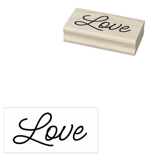 LIEFDE 1 "x2.5" Rubber Stamp / Miauw Script Rubberstempel (Gestempeld)