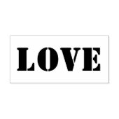 LIEFDE 1 "x2.5" Rubber Stamp / Stencil Rubberstempel (Afrduk)