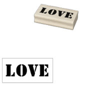 LIEFDE 1 "x2.5" Rubber Stamp / Stencil Rubberstempel (Gestempeld)
