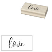 LIEFDE 1 "x2.5" Rubber Stamp / Trendy Script Rubberstempel (Gestempeld)