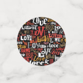 Liefde 2 confetti (Kleine voorkant)